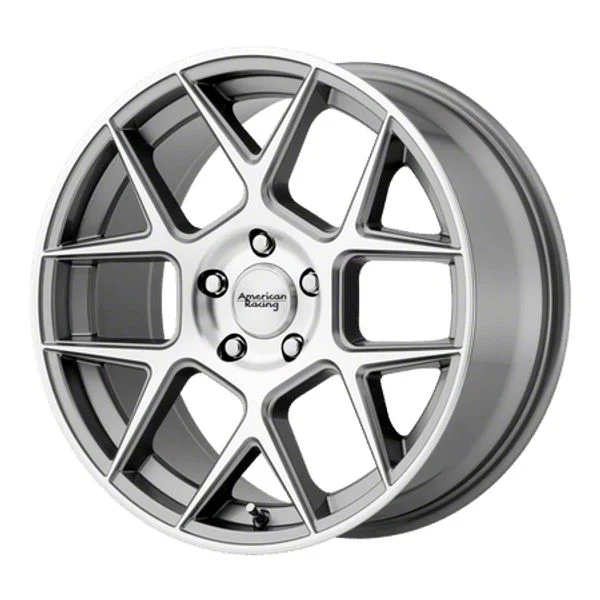 American Racing APEX Gun Metal Machined Face Wheel; 20x8.5; 38mm Offset (10-15 Camaro)