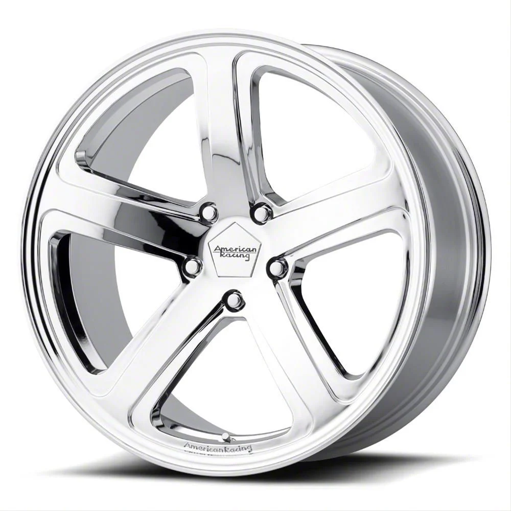 American Racing Hot Lap Chrome Wheel; 18x8; 38mm Offset (17-23 AWD Challenger)