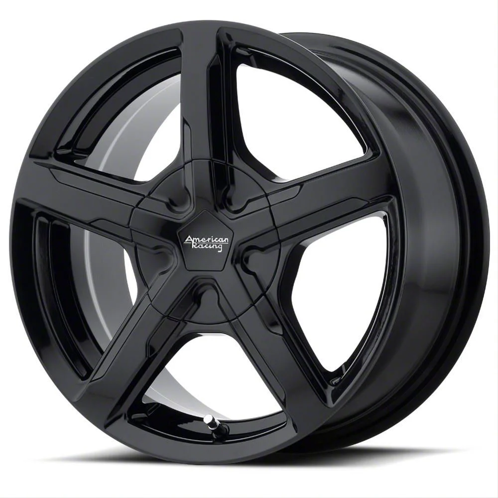 American Racing Trigger Gloss Black Wheel; 18x8; 38mm Offset (17-23 AWD Challenger)