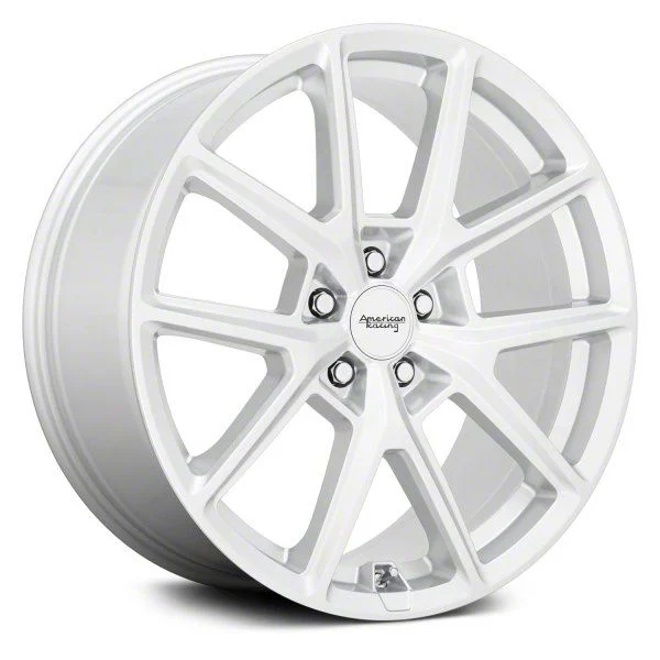 American Racing AR943 Hyper Silver Wheel; 18x8; 35mm Offset (21-26 Mustang Mach-E, Excluding GT)