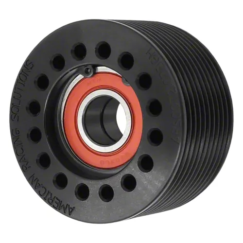 American Racing Solutions Double Bearing Grooved Pulley; 72mm x 10-Rib (Universal; Some Adaptation May Be Required)