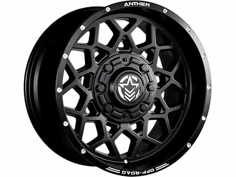 Anthem Off-Road Avenger Satin Black 6-Lug Wheel; 20x10; -18mm Offset (15-20 Tahoe)