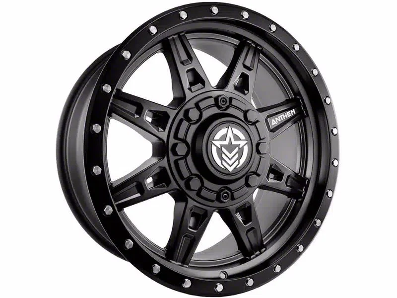 Anthem Off-Road Rogue Satin Black 6-Lug Wheel; 17x9; 0mm Offset (15-20 Tahoe)