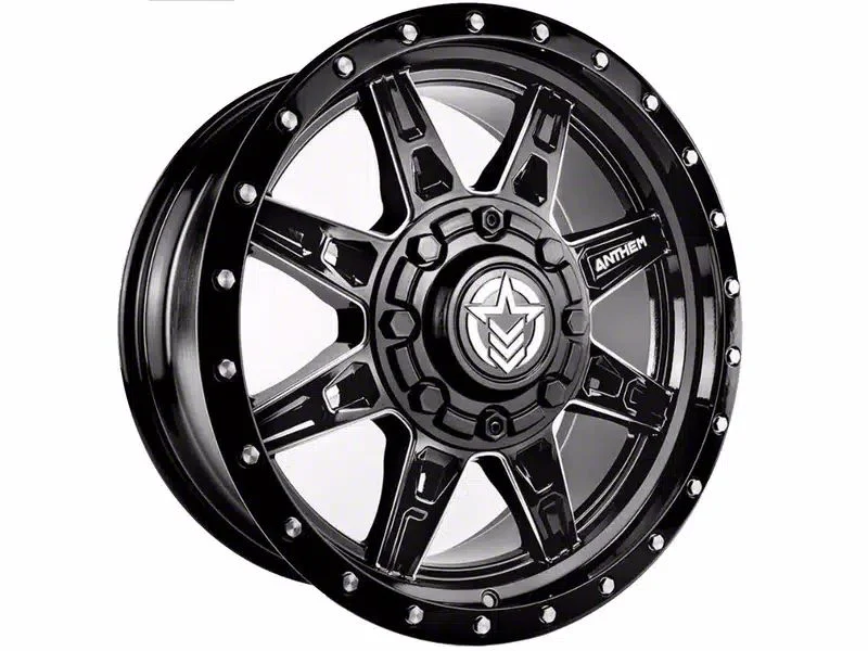 Anthem Off-Road Rogue Gloss Black Milled 6-Lug Wheel; 18x9; 18mm Offset (19-23 Ranger)