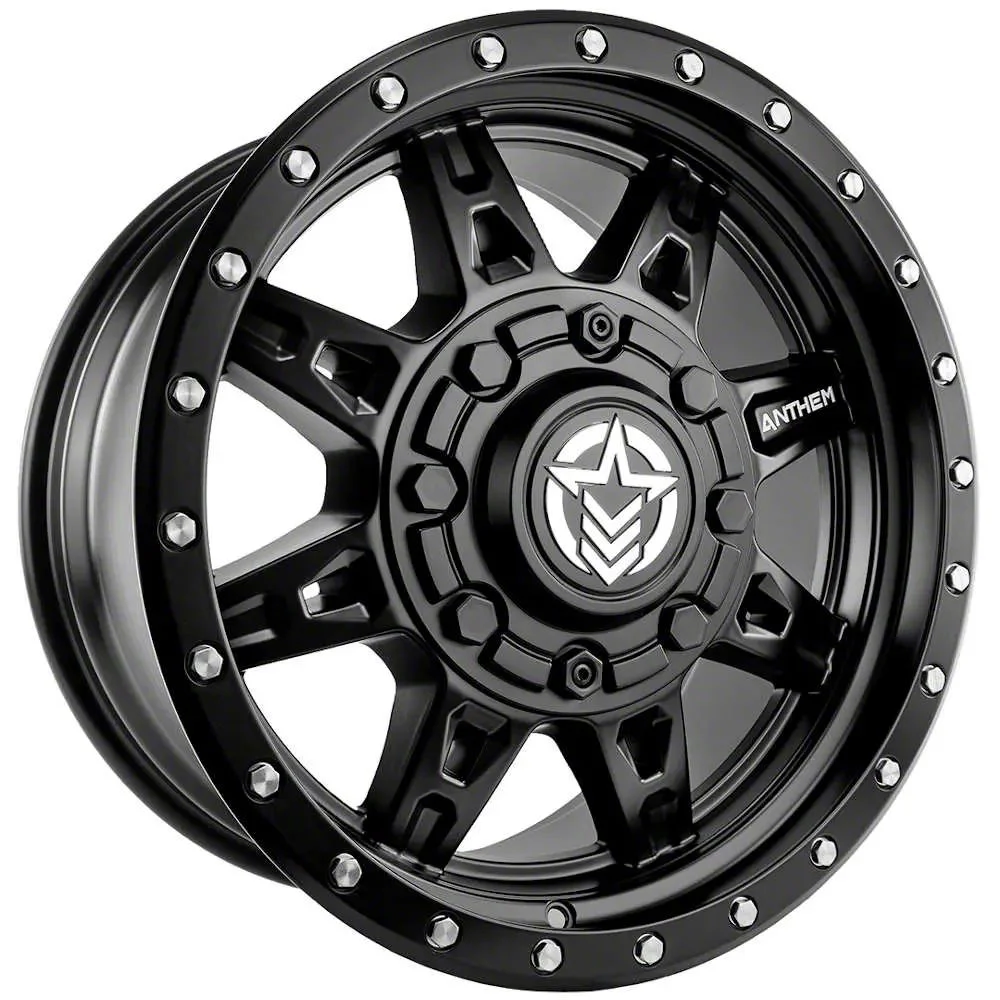 Anthem Off-Road Rogue Satin Black 6-Lug Wheel; 18x9; 18mm Offset (19-23 Ranger)