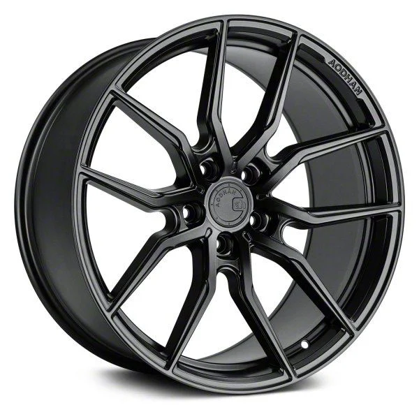 AFF1 Matte Black Wheel; 20x9; 30mm Offset (10-15 Camaro)