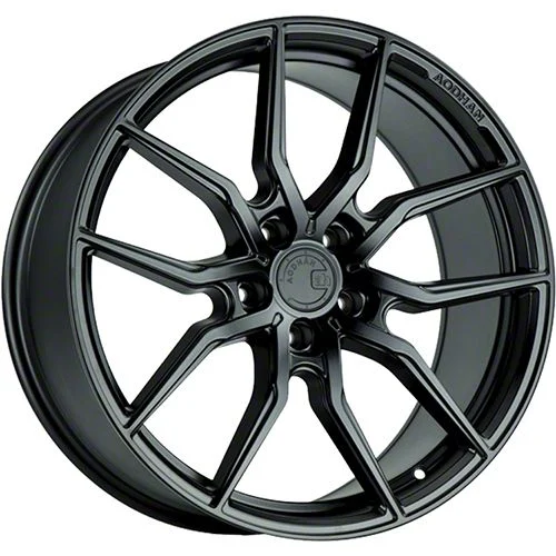 AFF1 Matte Black Wheel; Rear Only; 20x10.5; 35mm Offset (10-15 Camaro)