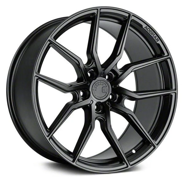 AFF1 Matte Black Wheel; 20x9; 30mm Offset (16-24 Camaro)