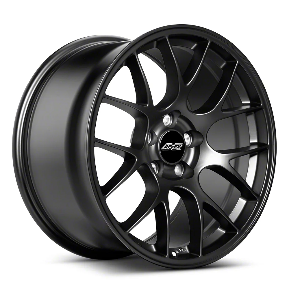 APEX EC-7 Satin Black Wheel; 18x10; 40mm Offset (05-09 Mustang)