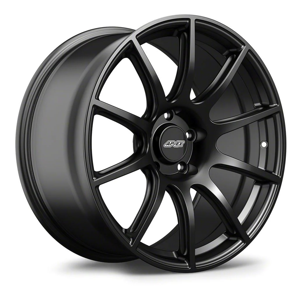 APEX SM-10 Satin Black Wheel; 18x10; 40mm Offset (05-09 Mustang)