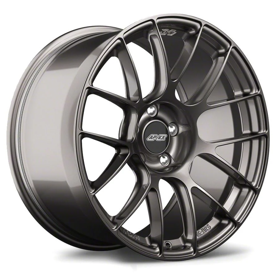 APEX EC-7RS Anthracite Wheel; Rear Only; 18x12; 41mm Offset (17-24 Camaro ZL1)