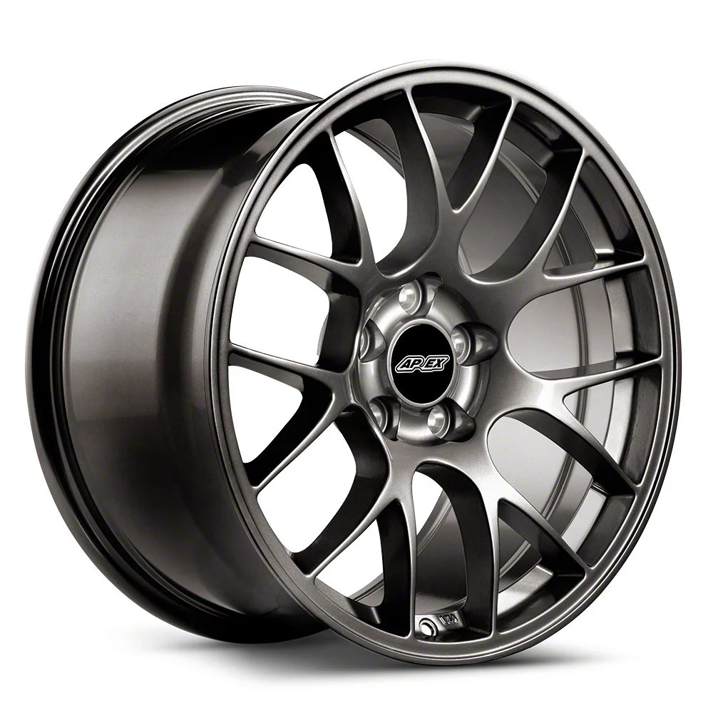 APEX EC-7 Anthracite Wheel; 18x10; 58mm Offset (14-19 Corvette C7 Stingray)