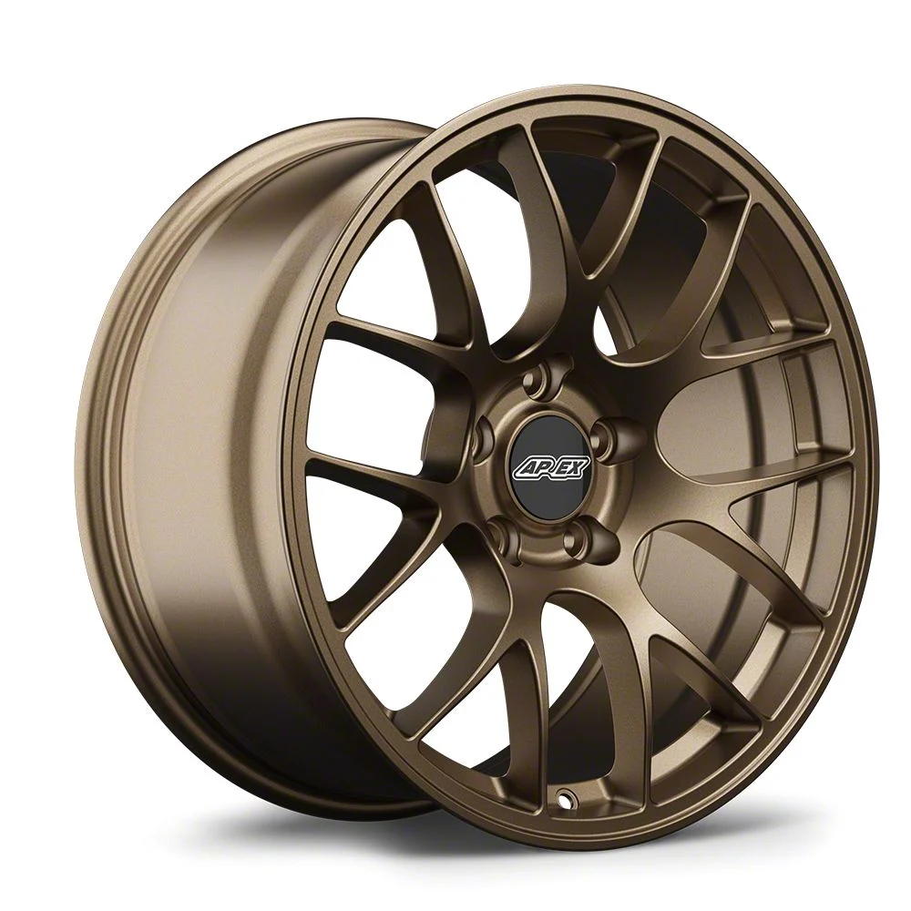 APEX EC-7 Satin Bronze Wheel; 18x10; 58mm Offset (14-19 Corvette C7 Stingray)