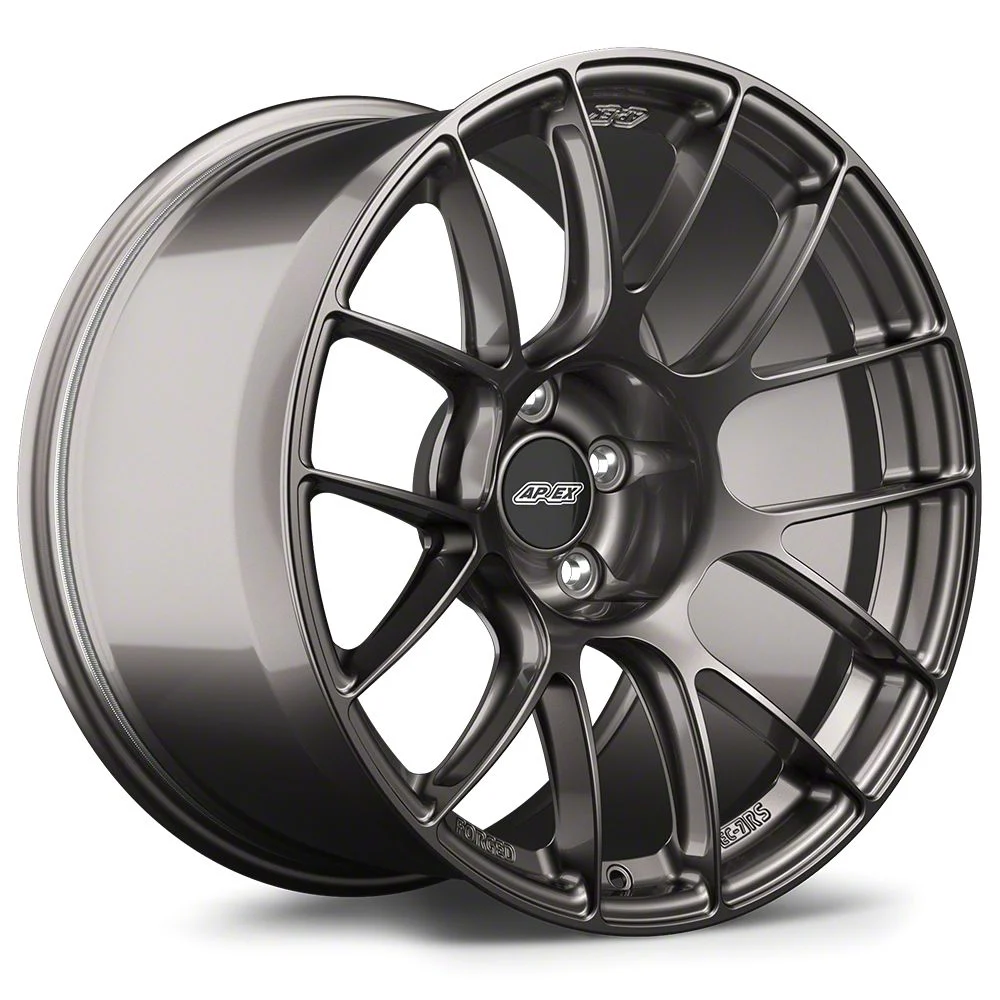 APEX EC-7RS Anthracite Wheel; Front Only; 19x11; 26mm Offset (15-20 Mustang GT350)