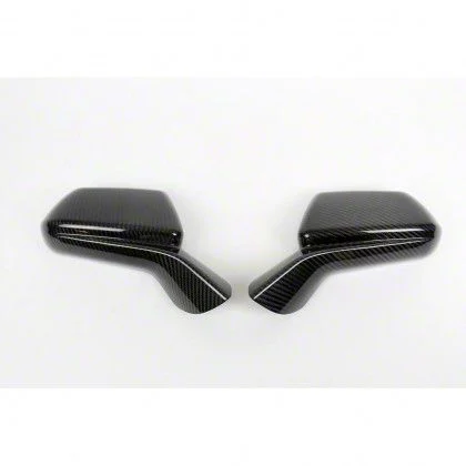 APR Performance Replacement Mirror Housings; Carbon Fiber (16-24 Camaro w/ Dimming Mirrors)