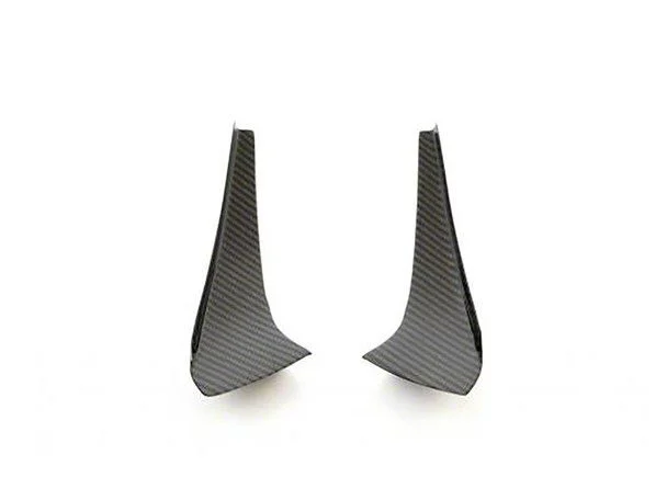 APR Performance Front Bumper Canards; Carbon Fiber (20-26 Corvette C8, Excluding Z06)