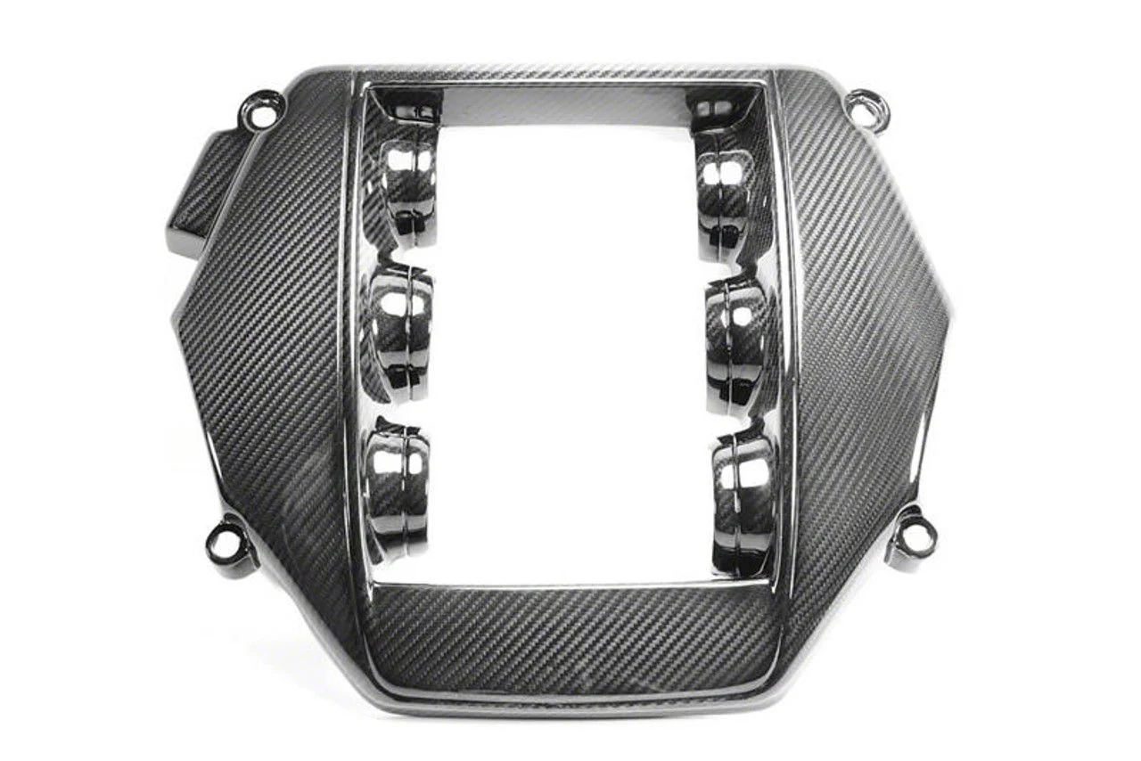 APR Performance Fuel Rail Covers; Carbon Fiber (14-19 Corvette C7 Stingray)
