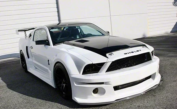 APR Performance GT-R Widebody Aerodynamic Kit; Unpainted (07-09 Mustang GT500)