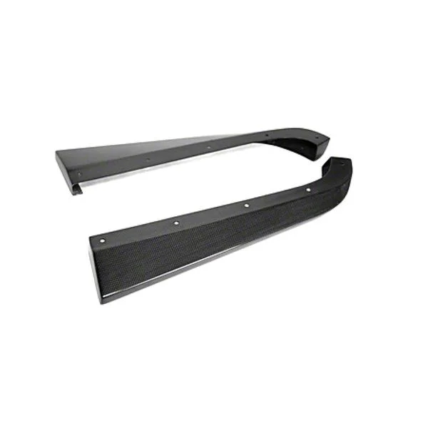 APR Performance Rear Bumper Skirts; Carbon Fiber (05-09 Mustang)