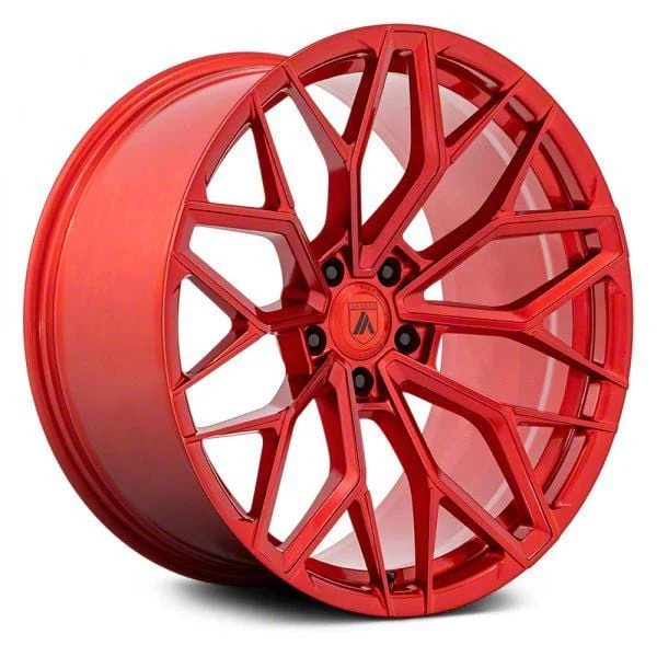 Asanti Mogul Candy Red Wheel; 20x11; -6mm Offset (18-23 Challenger Widebody)