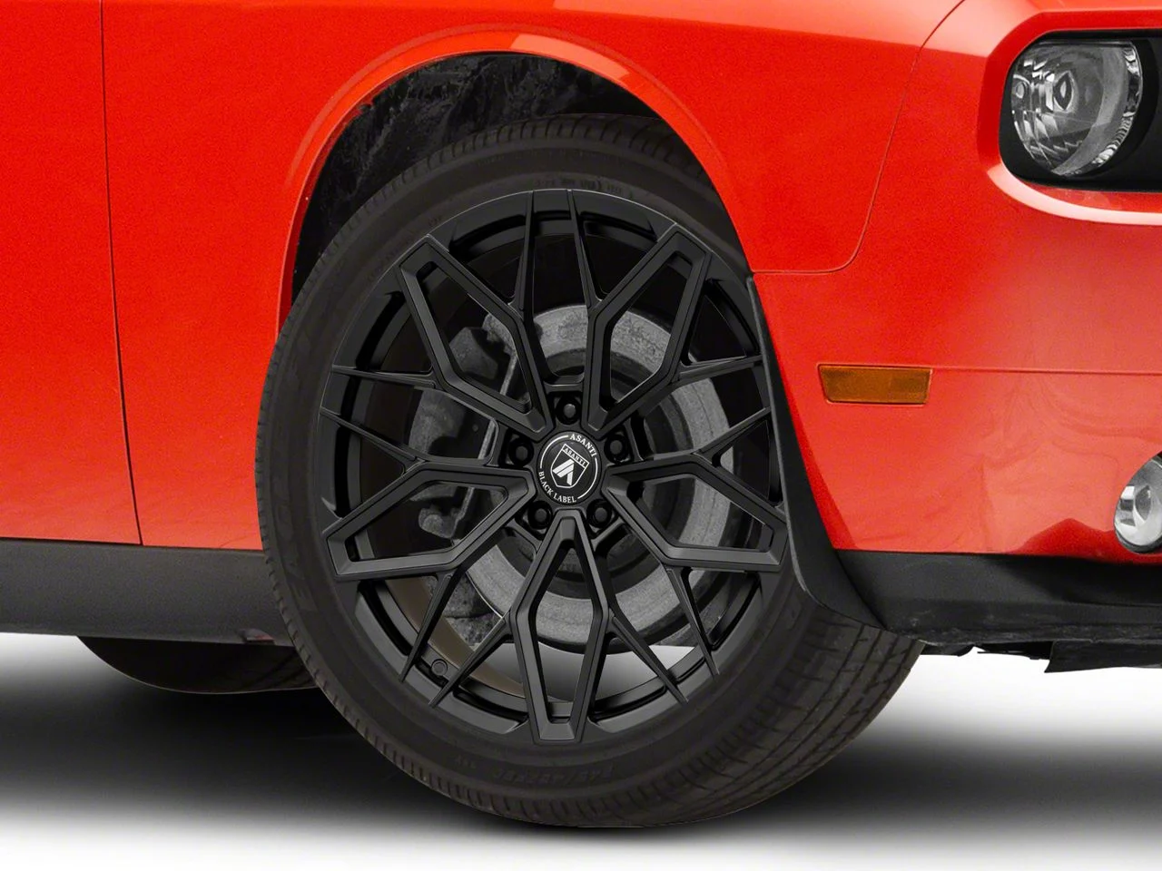 Asanti Mogul Satin Black Wheel; 20x11; -6mm Offset (18-23 Challenger Widebody)