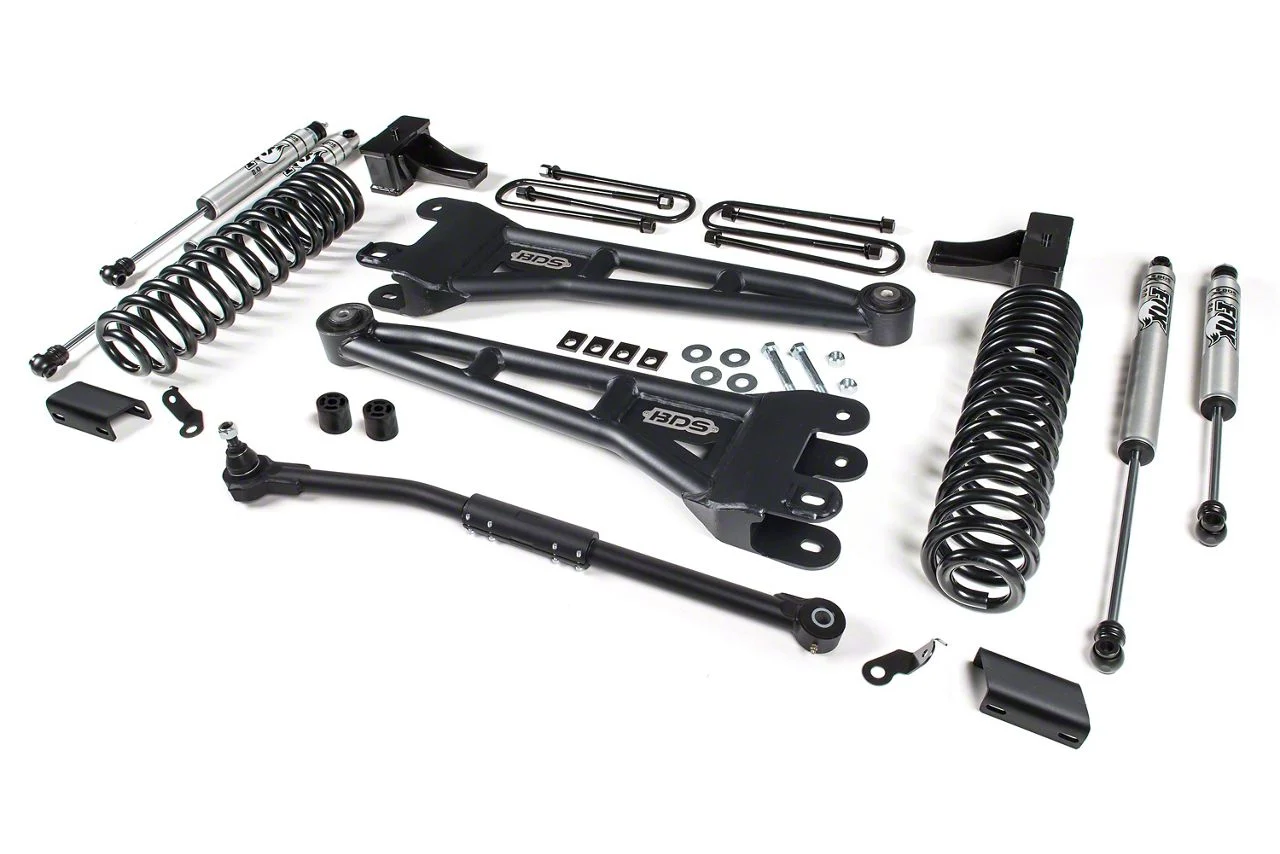BDS 2.50-Inch Radius Arm Suspension Lift Kit with FOX 2.5 DSC Shocks (20-22 4WD F-350 Super Duty)