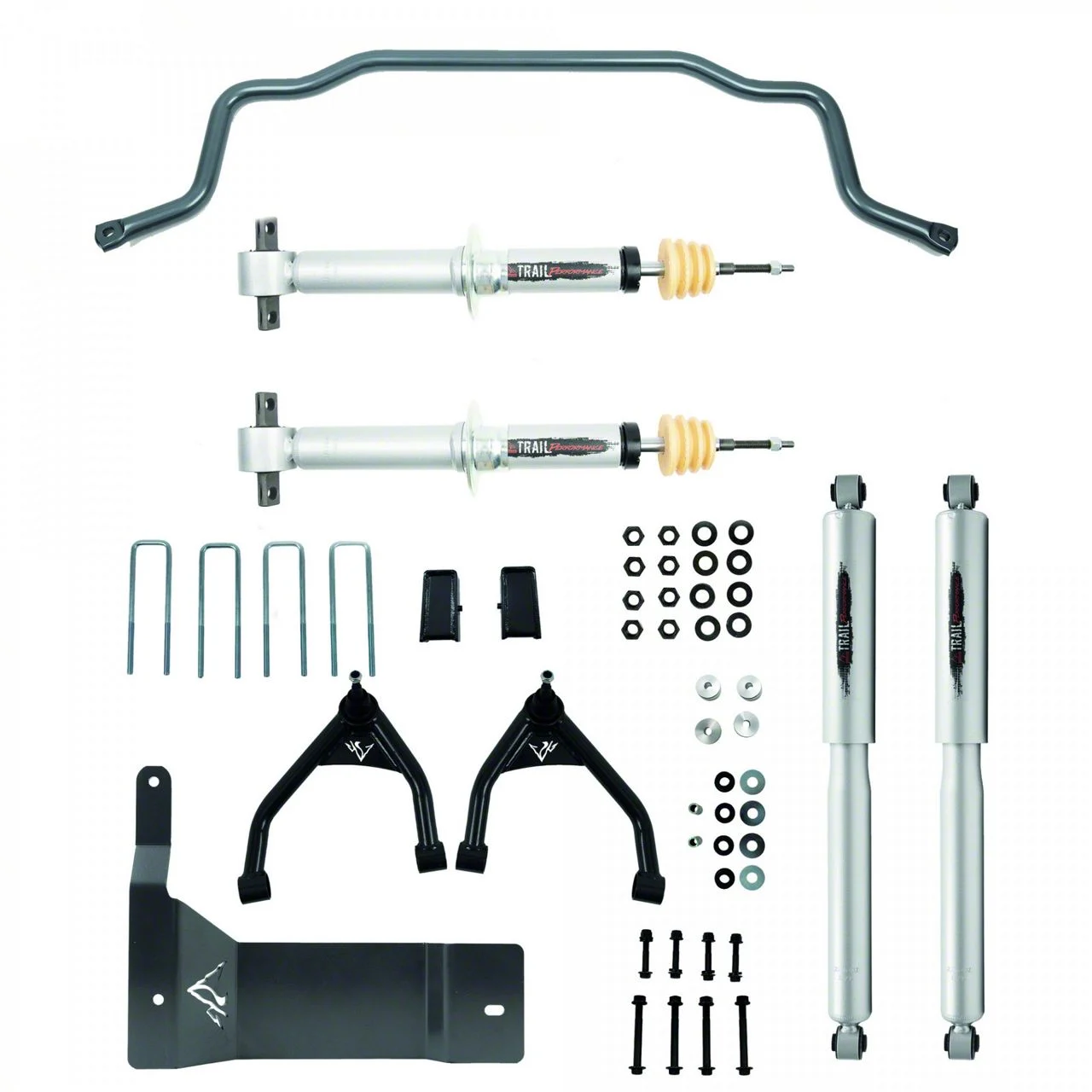 Belltech 4-Inch Suspension Lift Kit with Trail Performance Struts and Shocks (14-16 Silverado 1500 Double Cab, Crew Cab w/ Stock Cast Steel Control Arms)