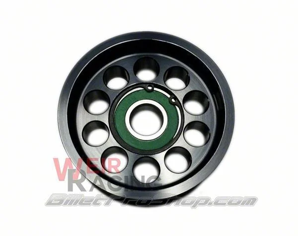 10-Rib Grooved Idler Pulley; 90mm (07-14 Mustang GT500)
