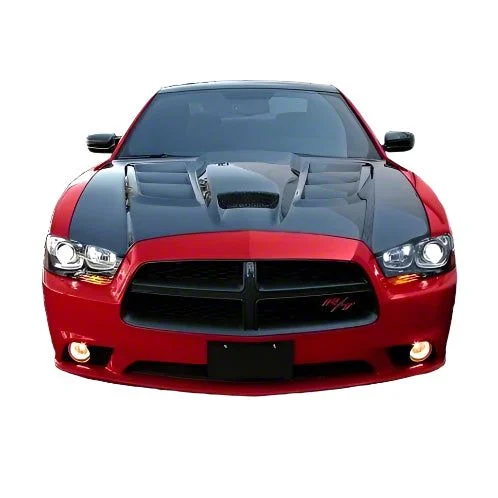 Black Ops Auto Works Sniper 2.0 Hood; Carbon Fiber (11-14 Charger)