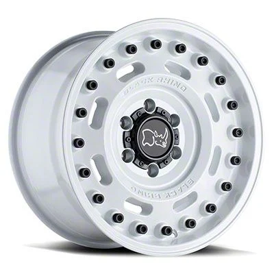 Black Rhino Axle Gloss White 6-Lug Wheel; 17x9.5; 6mm Offset (15-20 Tahoe)