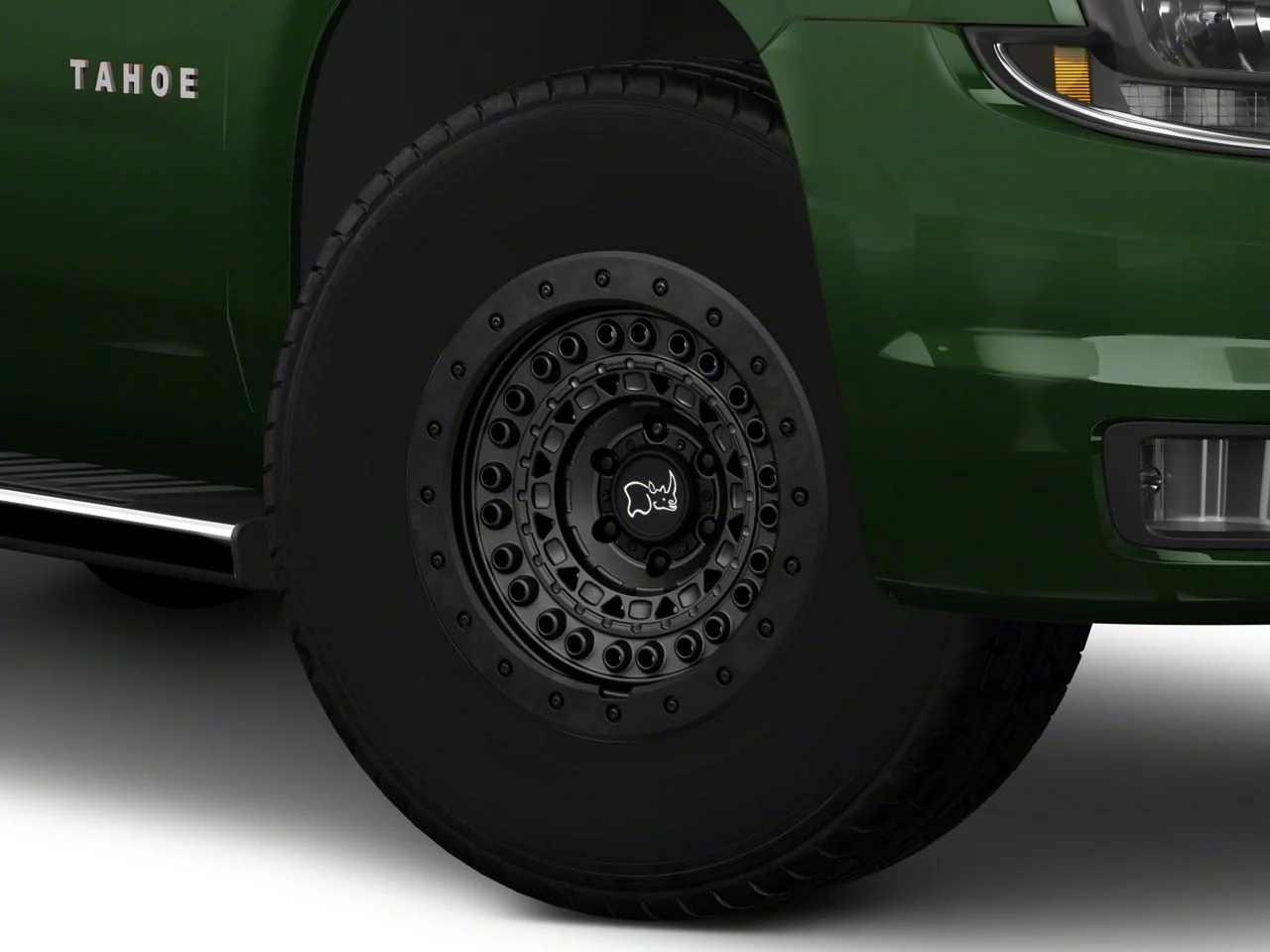 Black Rhino Barricade Gunblack with Black Rock Guard 6-Lug Wheel; 17x8.5; 0mm Offset (15-20 Tahoe)