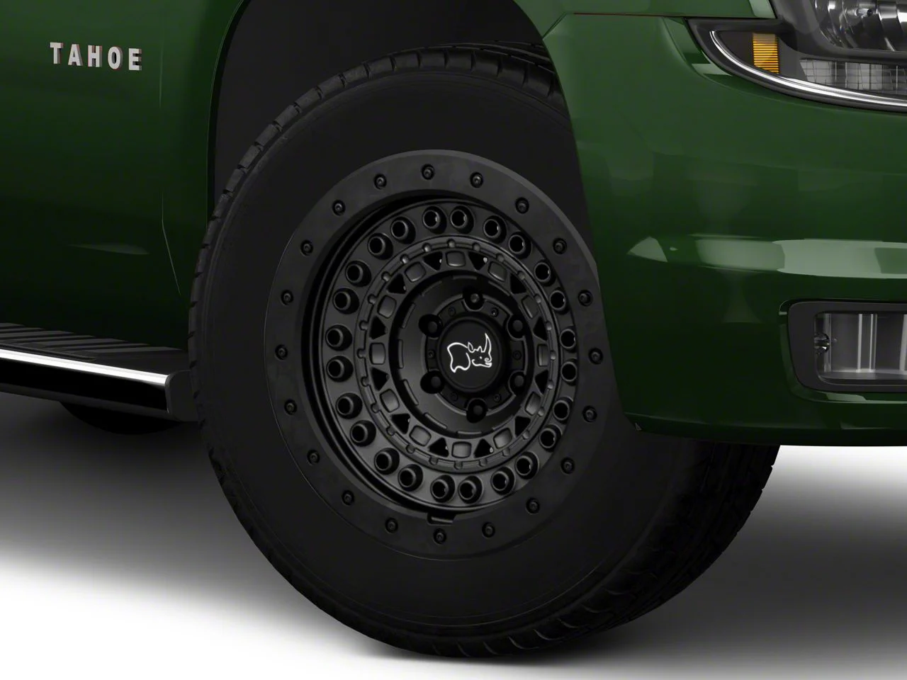 Black Rhino Barricade Gunblack with Black Rock Guard 6-Lug Wheel; 20x9; 0mm Offset (15-20 Tahoe)