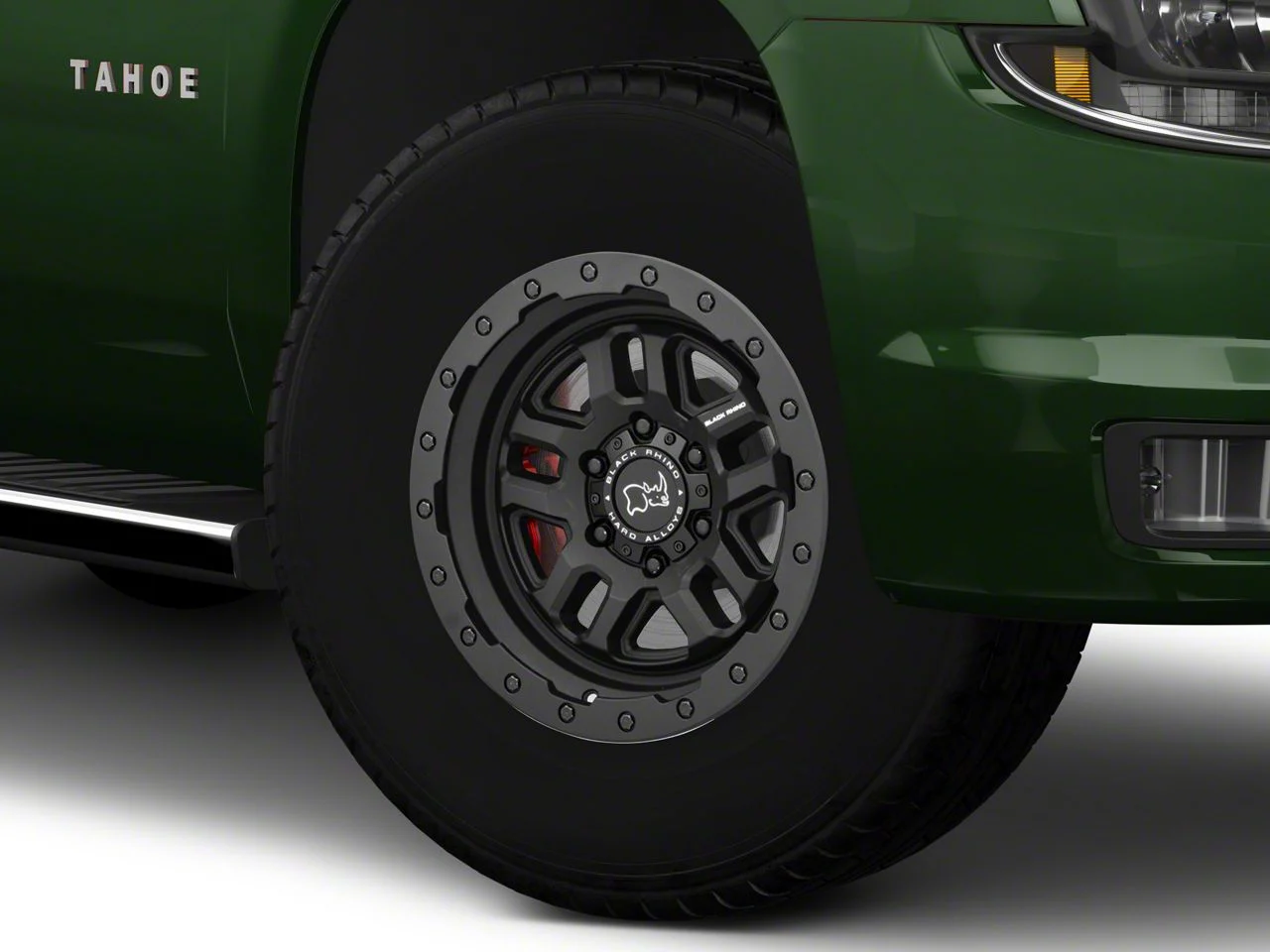Black Rhino Barstow Textured Matte Black 6-Lug Wheel; 17x9.5; -18mm Offset (15-20 Tahoe)