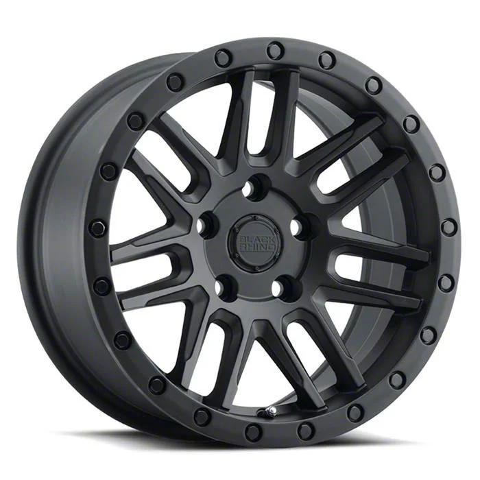 Black Rhino Arches Matte Black Wheel; 18x8; 30mm Offset (21-26 Mustang Mach-E, Excluding GT)