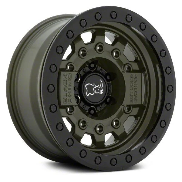 Black Rhino Avenger Beadlock Olive Drab Green 6-Lug Wheel; 17x8.5; -30mm Offset (19-23 Ranger)
