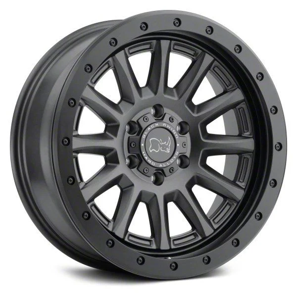 Black Rhino Dugger Gunblack 6-Lug Wheel; 17x8.5; -18mm Offset (19-23 Ranger)