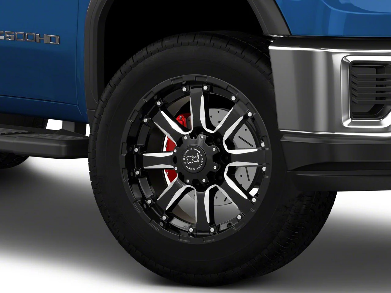 Black Rhino Sierra Gloss Black Milled 8-Lug Wheel; 20x11.5; -44mm Offset (20-26 Sierra 2500 HD)