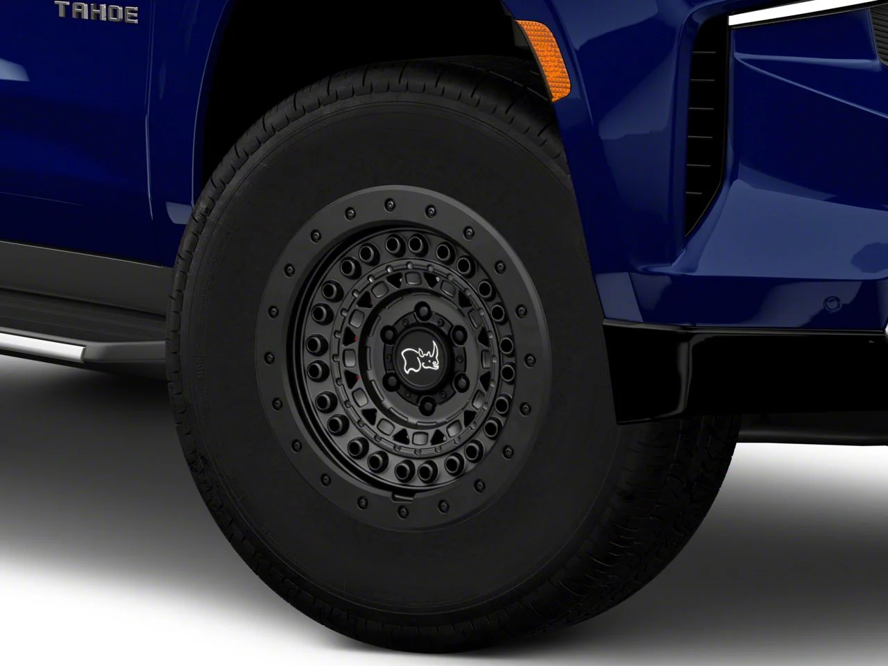 Black Rhino Barricade Gunblack with Black Rock Guard 6-Lug Wheel; 17x8.5; 0mm Offset (21-26 Tahoe)