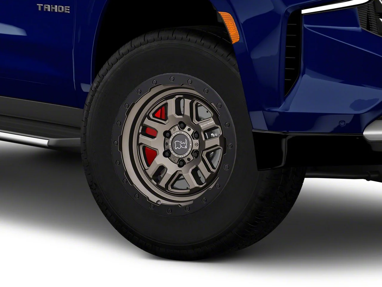 Black Rhino Barstow Matte Bronze with Matte Black Lip 6-Lug Wheel; 18x9.5; -18mm Offset (21-26 Tahoe)