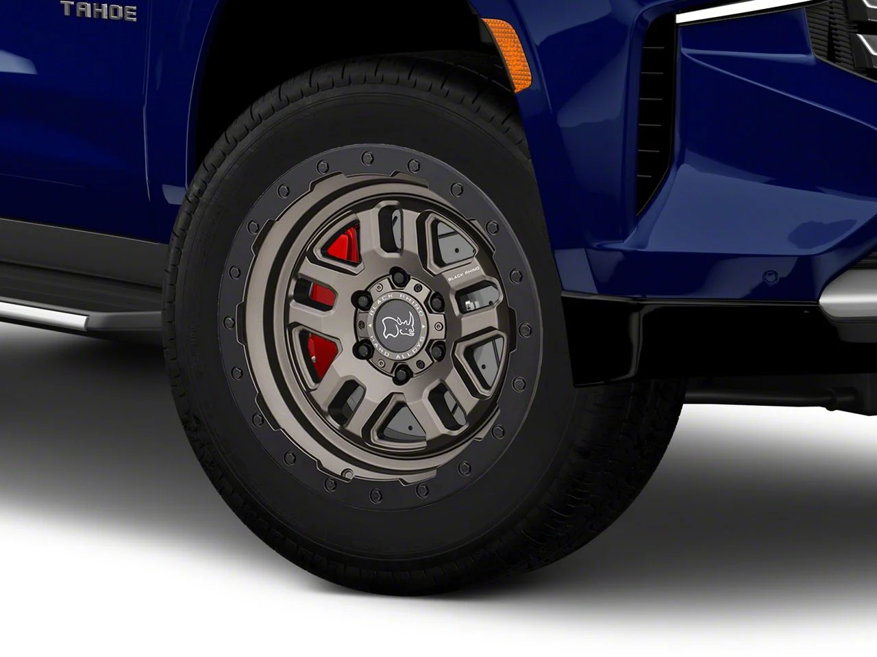 Black Rhino Barstow Matte Bronze with Matte Black Lip 6-Lug Wheel; 20x9.5; 12mm Offset (21-26 Tahoe)