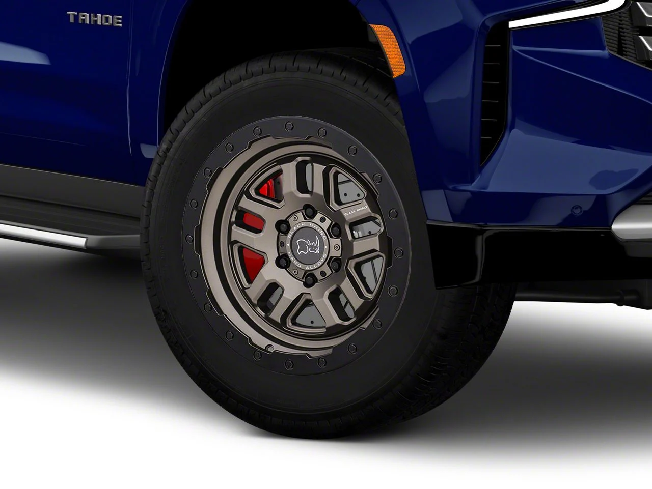 Black Rhino Barstow Matte Bronze with Matte Black Lip 6-Lug Wheel; 20x9.5; -18mm Offset (21-26 Tahoe)