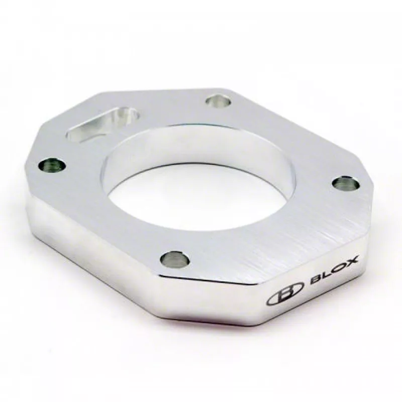 BLOX Racing 87mm Billet Throttle Body; Black Anodized (11-14 Mustang GT)