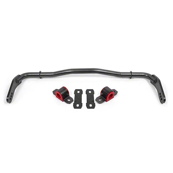 BMR Adjustable Front Sway Bar; 38mm; Black Hammertone (08-23 Challenger)