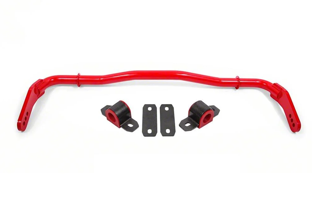 BMR Adjustable Front Sway Bar; 38mm; Red (08-23 Challenger)