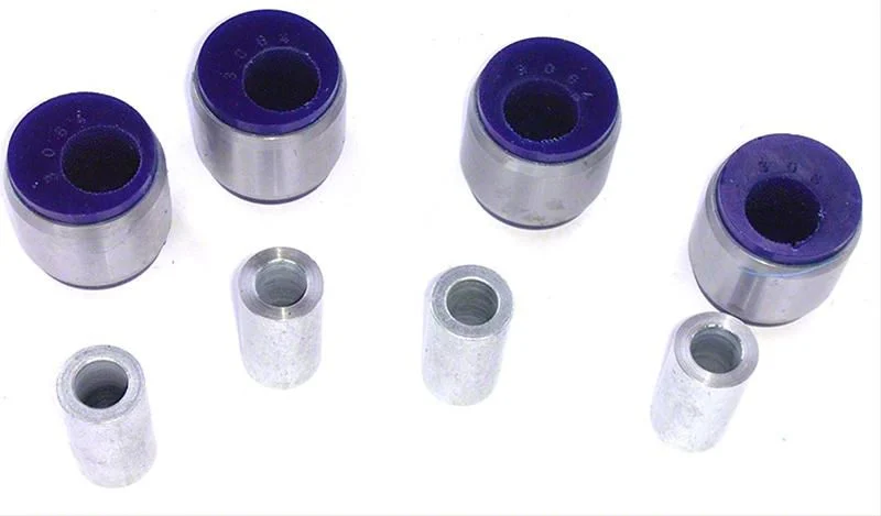 BMR Adjustable Rear Upper Arm Bushing Kit; Blue (08-23 Challenger)