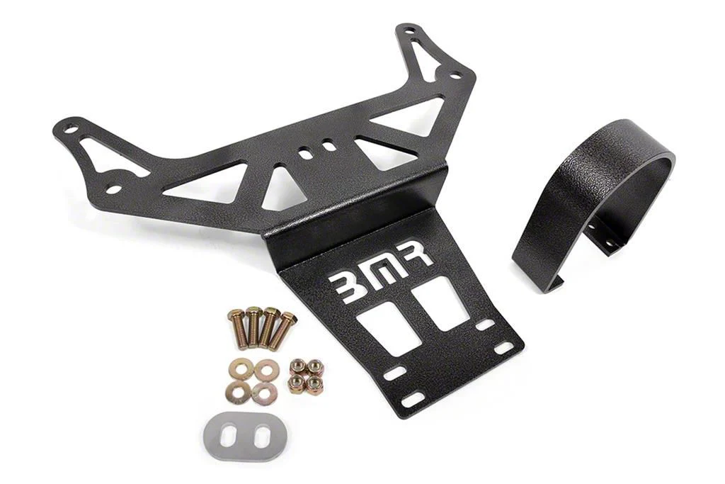 BMR Driveshaft Safety Loop; Black Hammertone (15-23 Challenger SRT Demon, SRT Hellcat w/ Automatic Transmission)