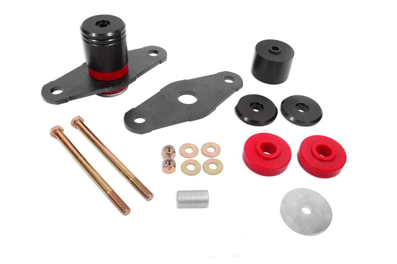 BMR Motor Mount Kit; Polyurethane Bushings (11-23 Challenger)