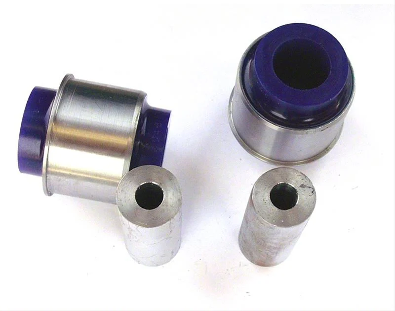 BMR Non-Adjustable Inner Front Lower Control Arm Bushing Kit; Blue (08-23 Challenger)