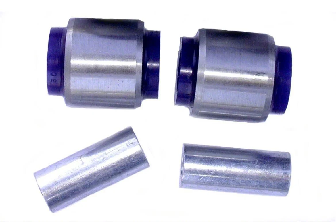 BMR Non-Adjustable Outer Front Lower Control Arm Bushing Kit; Blue (08-23 Challenger)