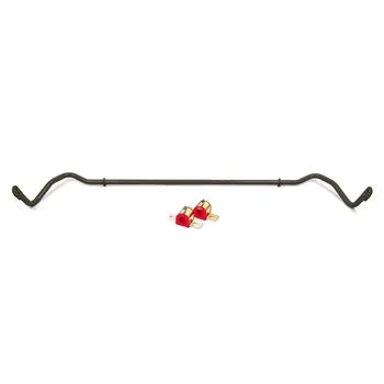 BMR Non-Adjustable Rear Sway Bar; 25mm; Black Hammertone (08-23 Challenger)